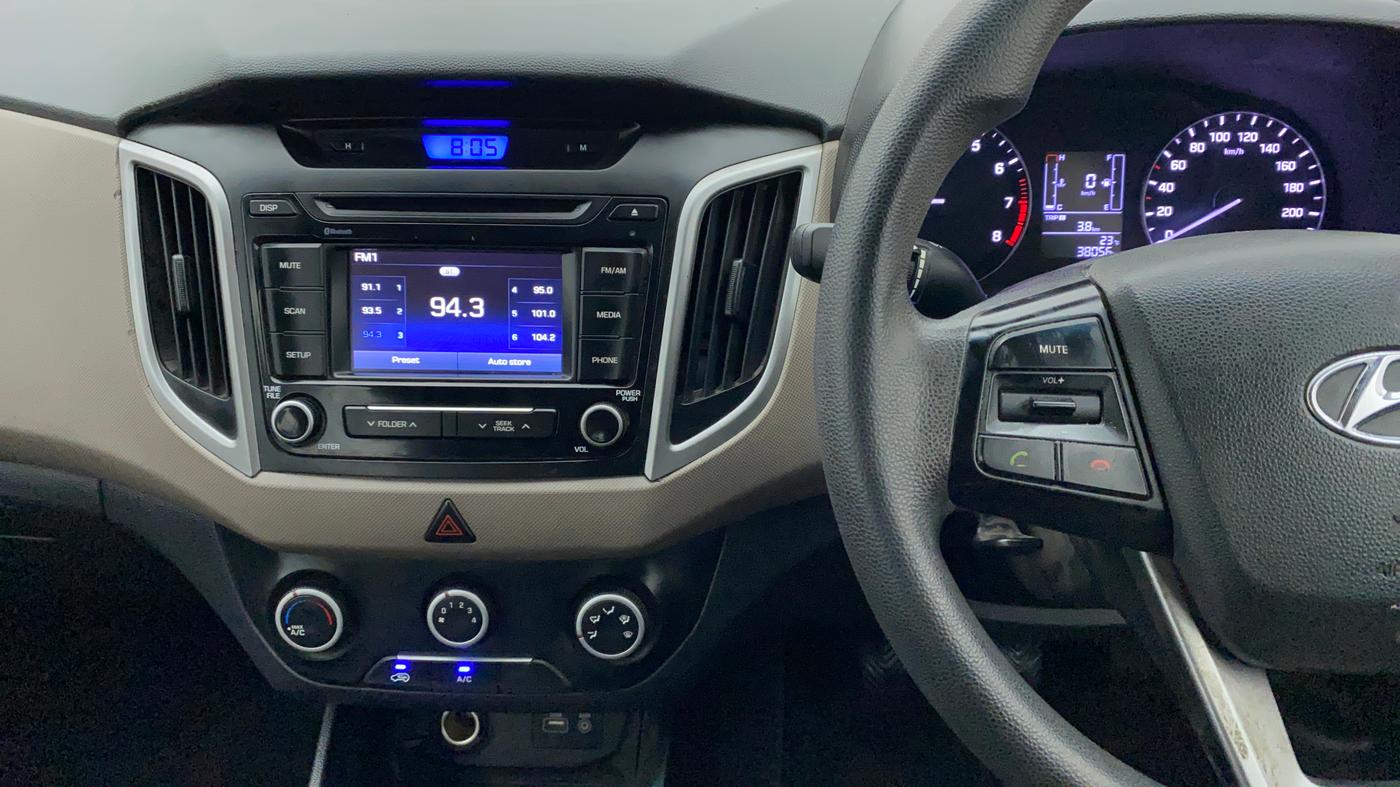 2017 Hyundai Creta E PLUS 1.6 PETROL, Petrol, Manual, 38,056 km, Air Conditioner