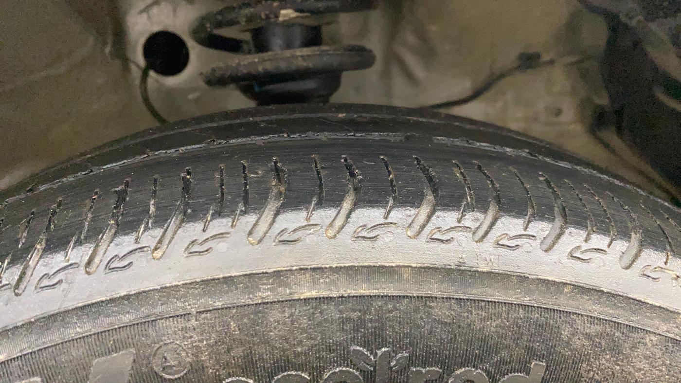2020 Maruti S PRESSO VXI+, Petrol, Manual, 97,722 km, Right Front Tyre Tread