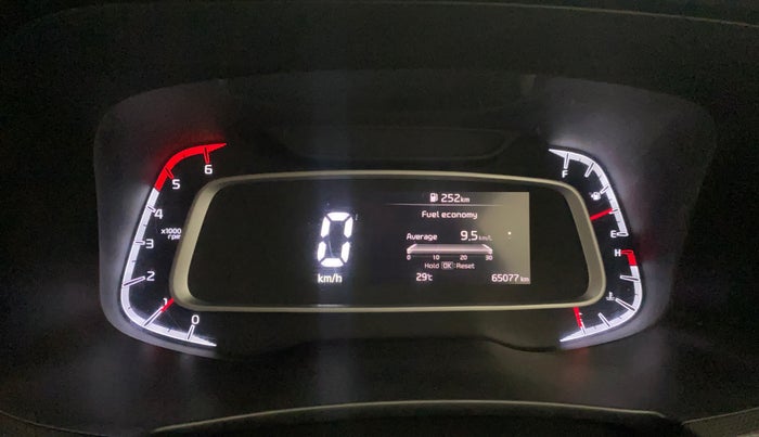 2022 KIA SONET HTX 1.5, Diesel, Manual, 65,068 km, Odometer Image