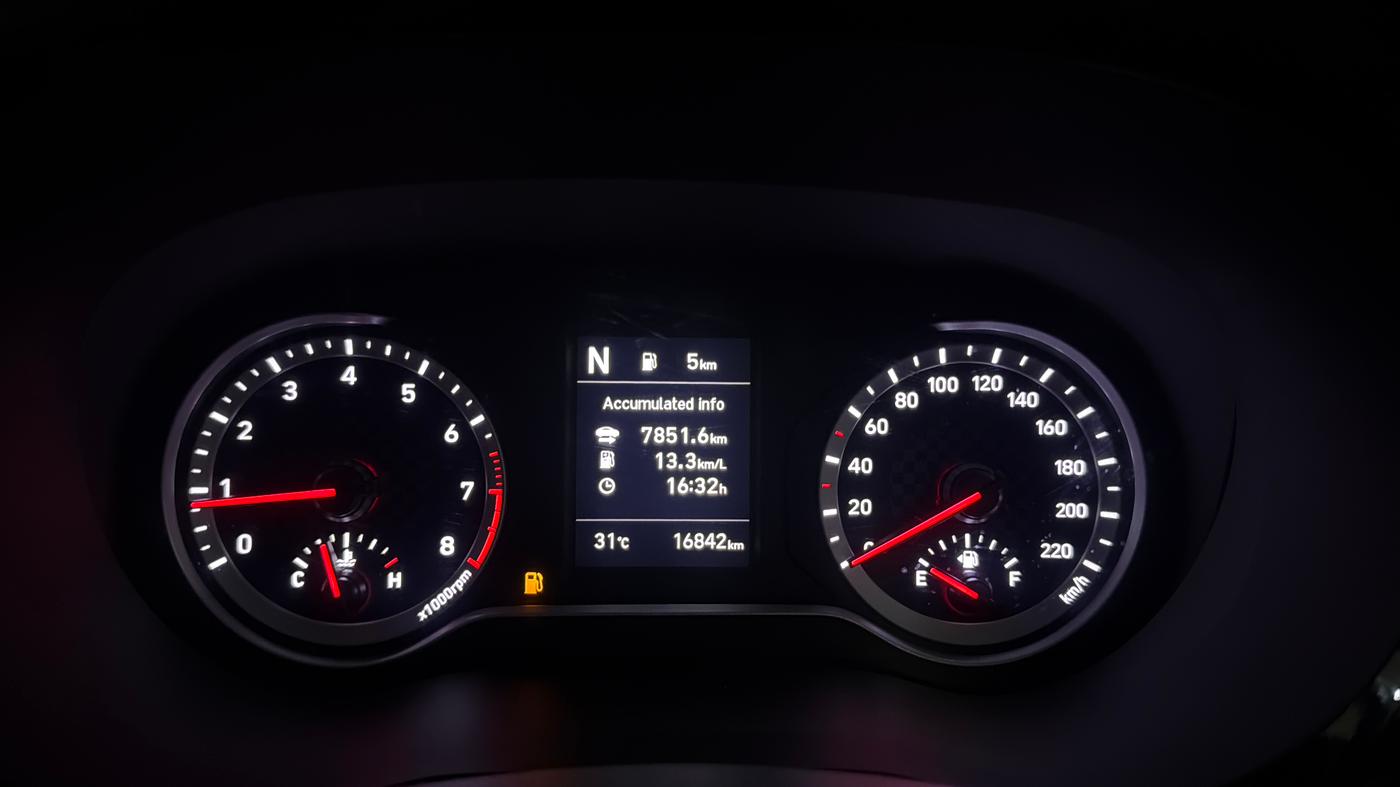 2024 Hyundai AURA SX PLUS 1.2 AMT, Petrol, Automatic, 16,842 km, Odometer Image