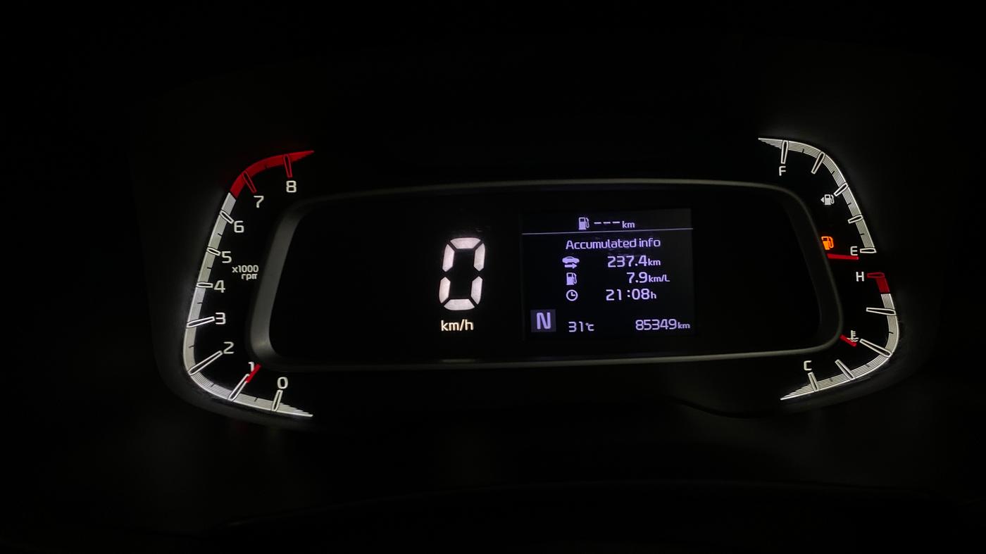 2022 KIA SONET HTX 1.0 IMT, Petrol, Manual, 85,337 km, Odometer Image