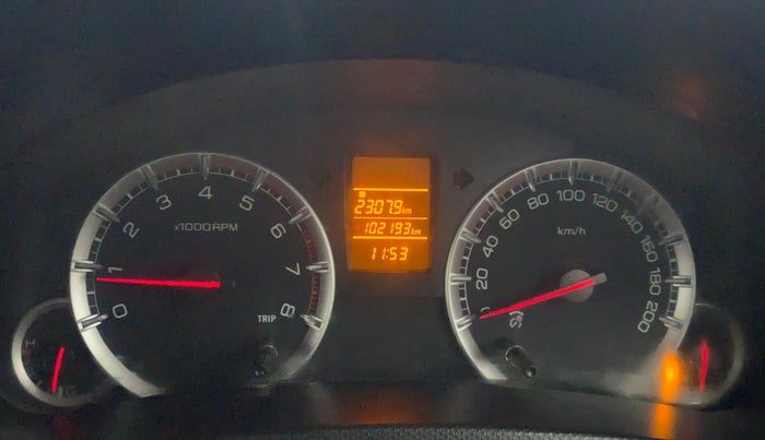 2016 Maruti Swift VXI, Petrol, Manual, 1,02,156 km, Odometer Image