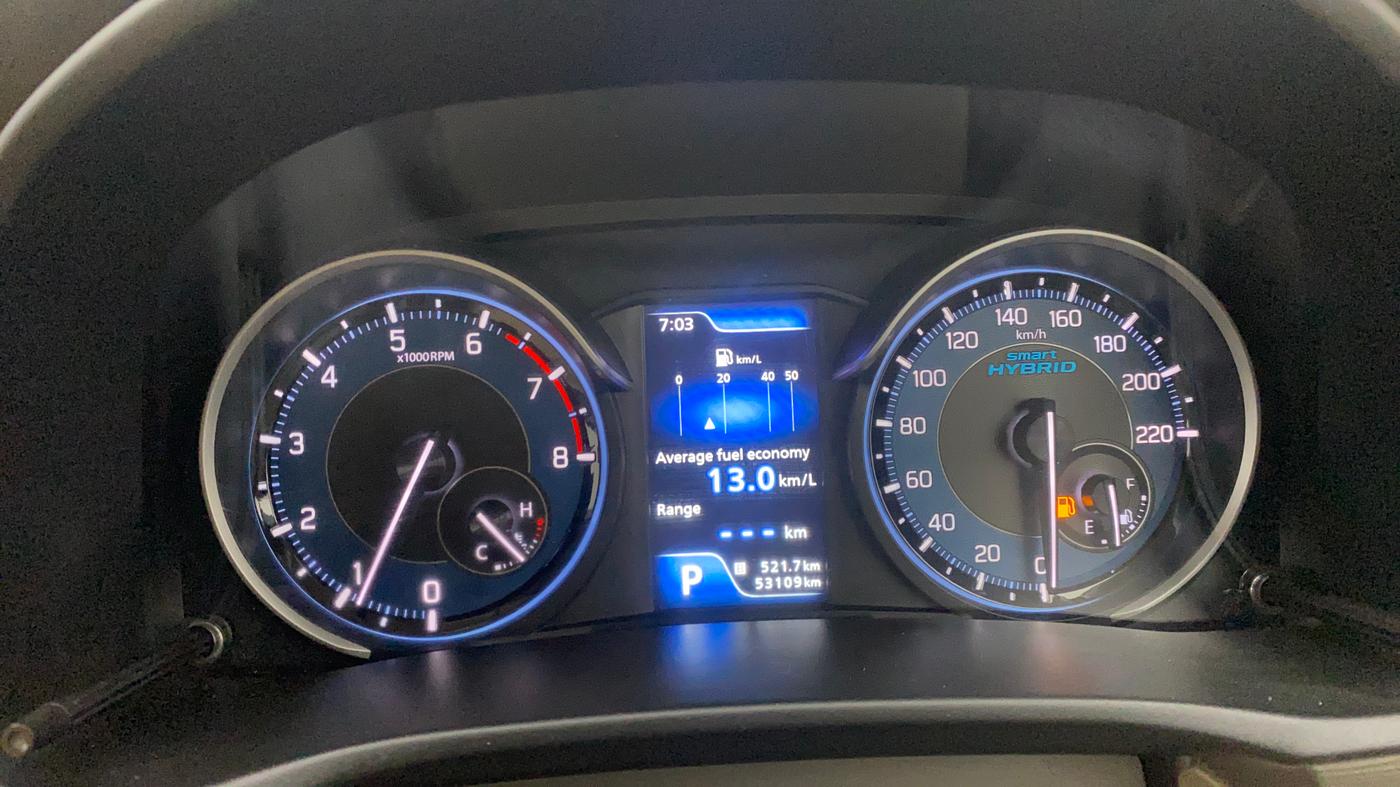 2020 Maruti Ertiga VXI AT SHVS, Petrol, Automatic, 53,327 km, Odometer Image