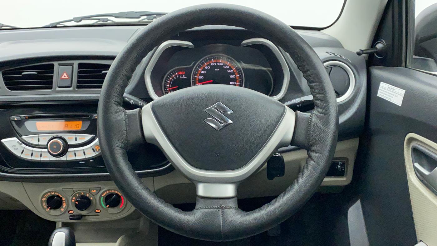 2016 Maruti Alto K10 VXI AMT, Petrol, Automatic, 23,457 km, Steering Wheel Close Up