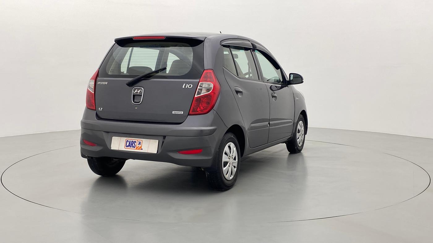 2011 Hyundai i10 SPORTZ 1.2 KAPPA2, Petrol, Manual, 51,460 km, Right Back Diagonal