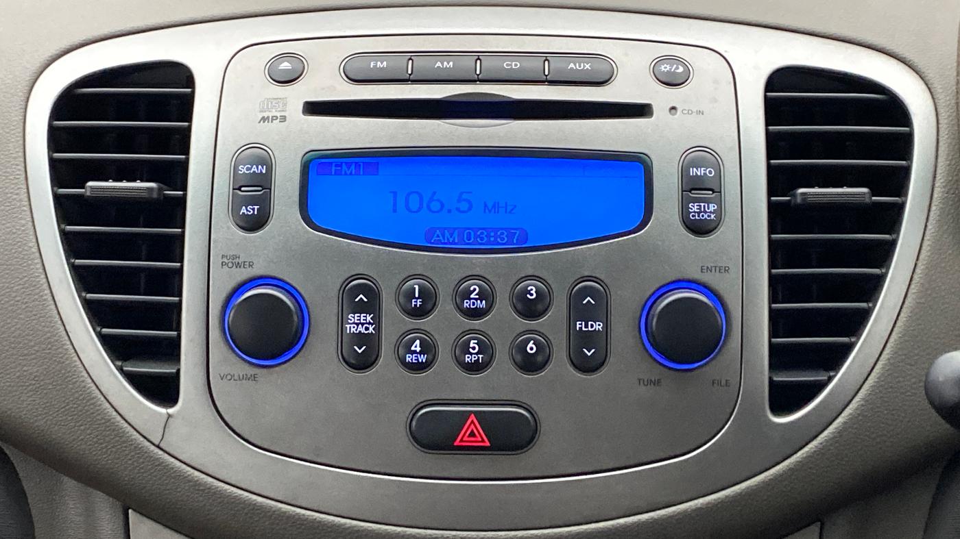 2011 Hyundai i10 SPORTZ 1.2 KAPPA2, Petrol, Manual, 51,460 km, Infotainment System
