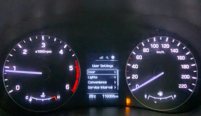 2016 Hyundai Creta SX (O) 1.6 DIESEL, Diesel, Manual, 1,15,994 km, Odometer Image