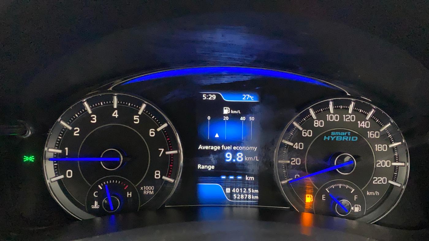 2020 Maruti Ciaz ALPHA 1.5 SHVS PETROL, Petrol, Manual, 53,010 km, Odometer Image