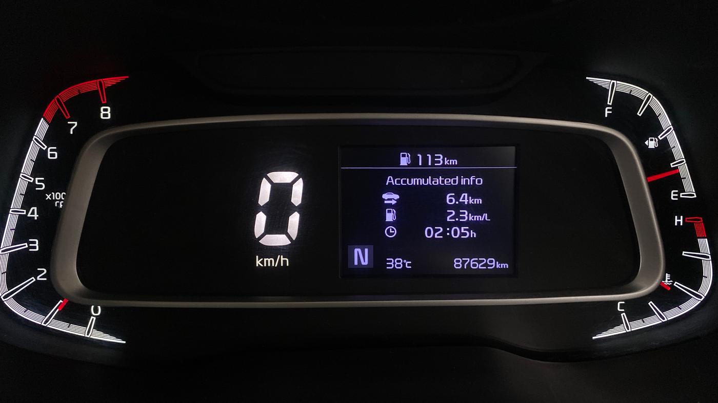 2021 KIA SONET HTX 1.0 IMT, Petrol, Manual, 87,623 km, Odometer Image