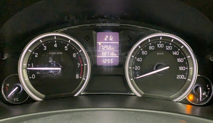 2016 Maruti Ciaz ZXI+, Petrol, Manual, 58,718 km, Odometer Image