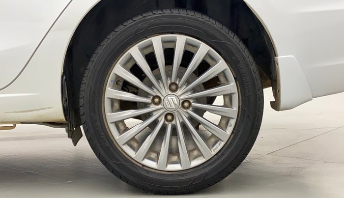 2016 Maruti Ciaz ZXI+, Petrol, Manual, 58,718 km, Left Rear Wheel
