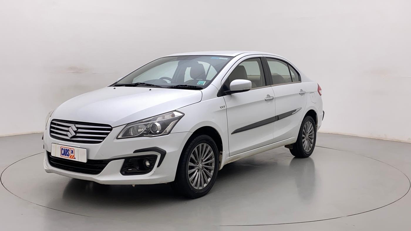 2016 Maruti Ciaz ZXI+, Petrol, Manual, 58,718 km, Left Front Diagonal