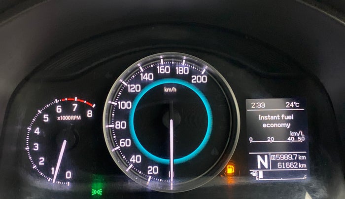2017 Maruti IGNIS ZETA 1.2 K12 AMT, Petrol, Automatic, 61,709 km, Odometer Image