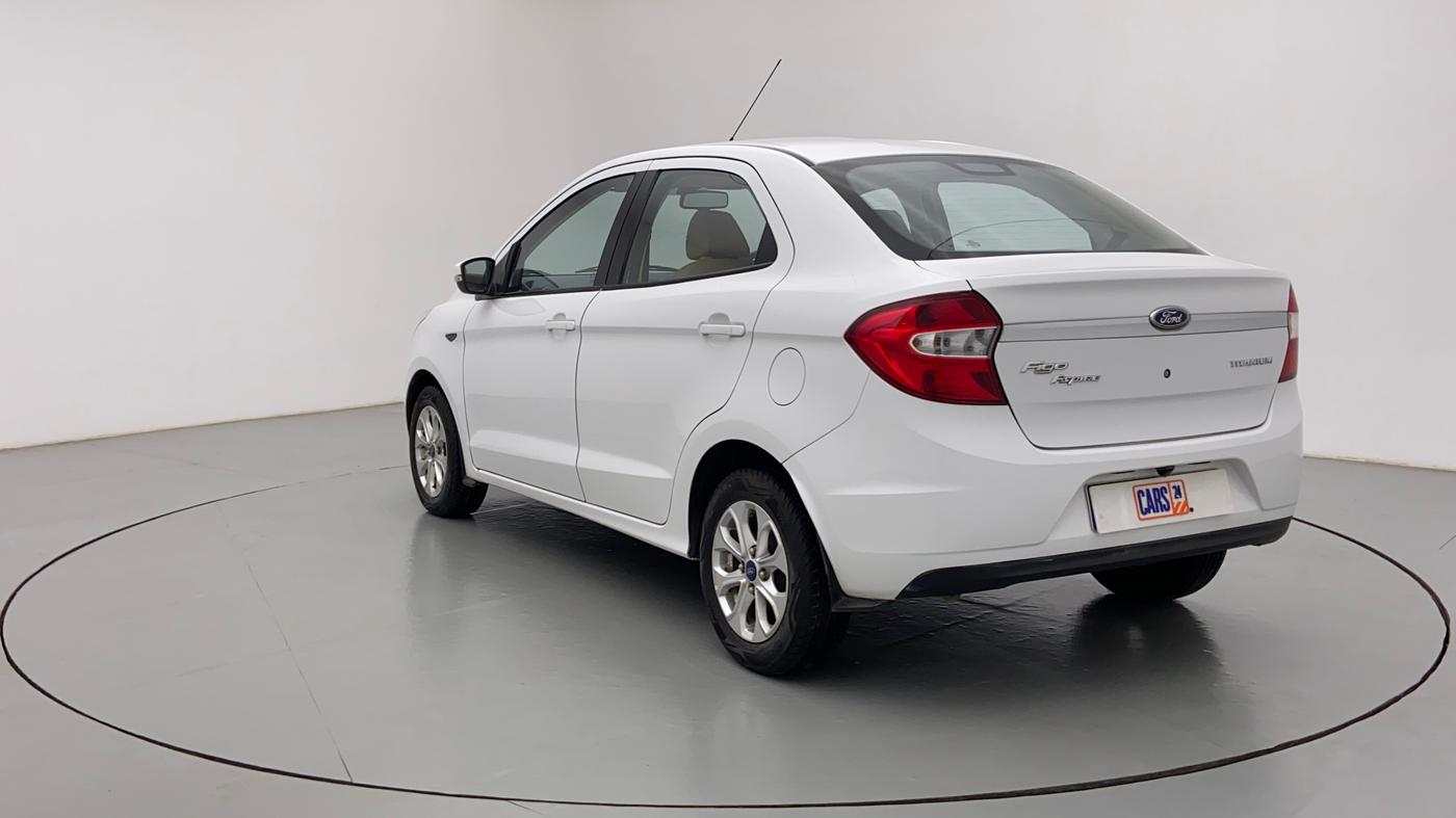 2017 Ford Figo Aspire 1.2 TITANIUM PETROL, Petrol, Manual, 17,536 km, Left Back Diagonal