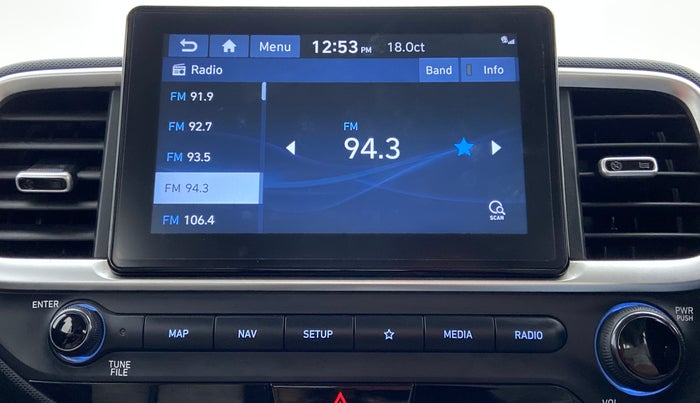2019 Hyundai VENUE 1.0 TURBO GDI SX+ AT, Petrol, Automatic, 15,813 km, Infotainment System