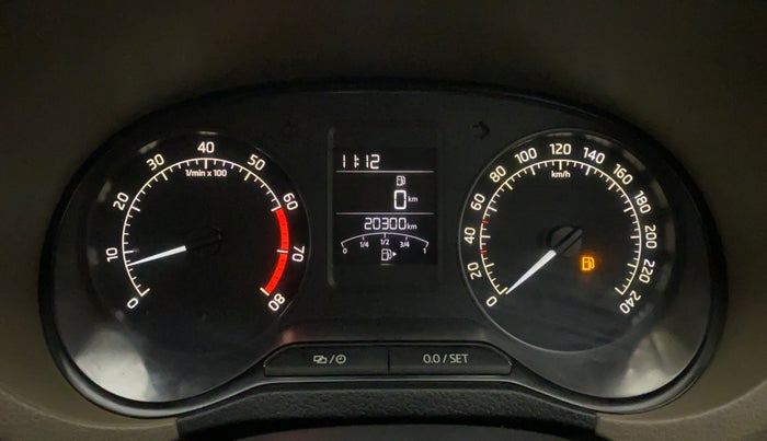 2016 Skoda Rapid AMBITION 1.6 MPI MT, Petrol, Manual, 20,300 km, Odometer Image