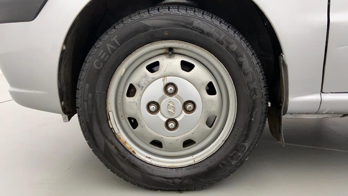 2013 Hyundai Santro Xing GL PLUS, CNG, Manual, 91,274 km, Left Front Wheel