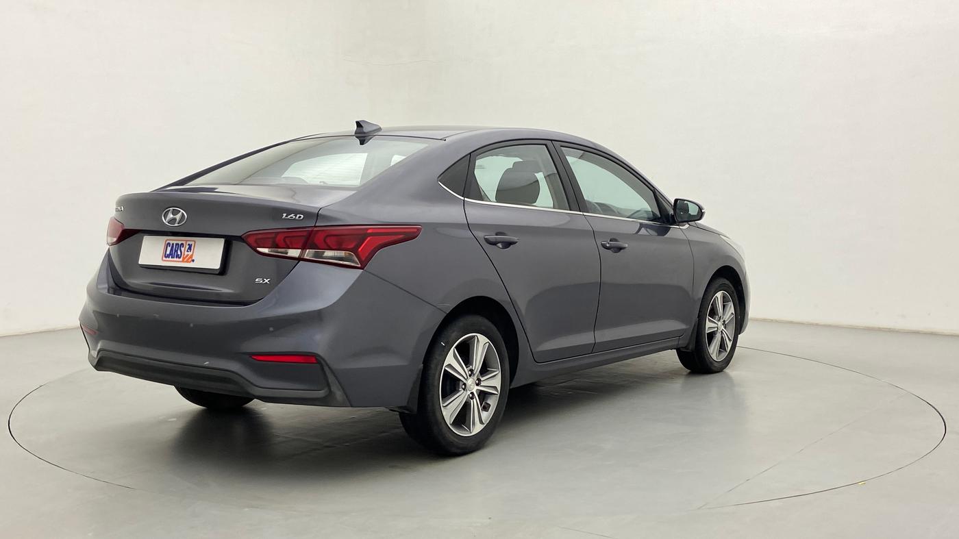 2017 Hyundai Verna 1.6 CRDI SX + AT, Diesel, Automatic, 44,626 km, Right Back Diagonal