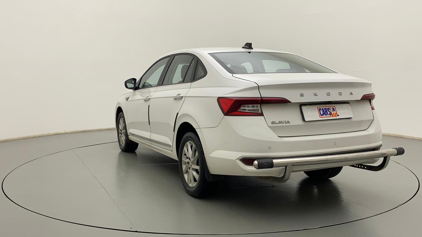 2022 Skoda SLAVIA AMBITION 1.0L TSI AT, Petrol, Automatic, 15,801 km, Left Back Diagonal