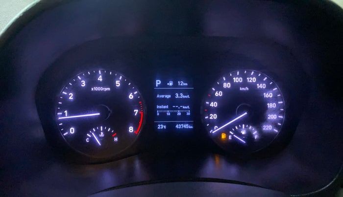 2017 Hyundai Verna 1.6 VTVT SX (O) AT, Petrol, Automatic, 43,739 km, Odometer Image