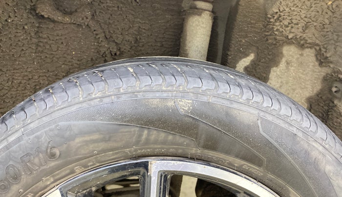 2021 Tata PUNCH CREATIVE  AMT, Petrol, Automatic, 60,070 km, Left Rear Tyre Tread