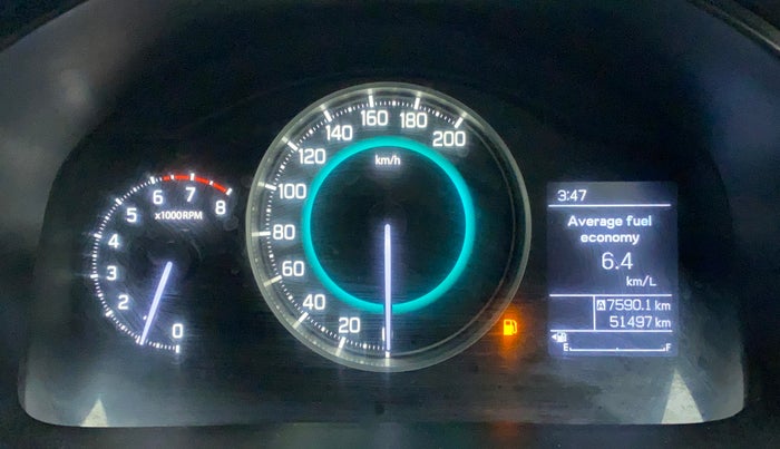 2017 Maruti IGNIS DELTA 1.2, Petrol, Manual, 51,497 km, Odometer Image