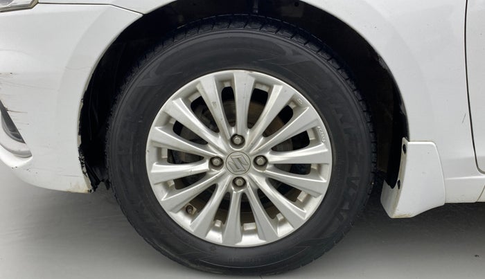 2018 Maruti Ciaz DELTA 1.5 SHVS MT PETROL, Petrol, Manual, 63,942 km, Left Front Wheel