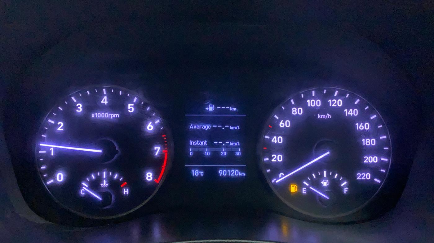 2018 Hyundai Verna 1.6 VTVT SX O, CNG, Manual, 90,120 km, Odometer Image