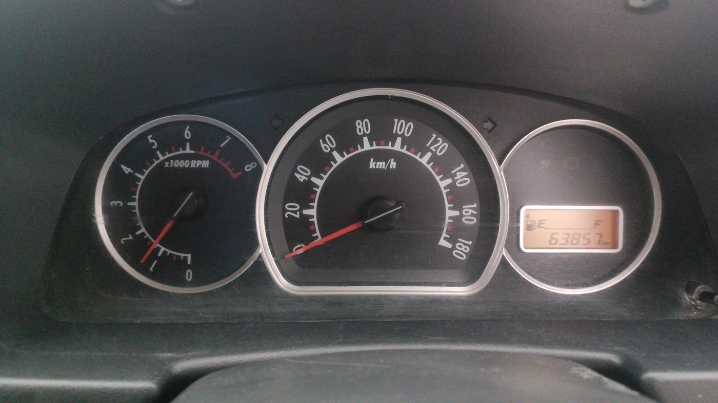 2013 Maruti Alto K10 VXI, Petrol, Manual, 63,857 km, Odometer Image