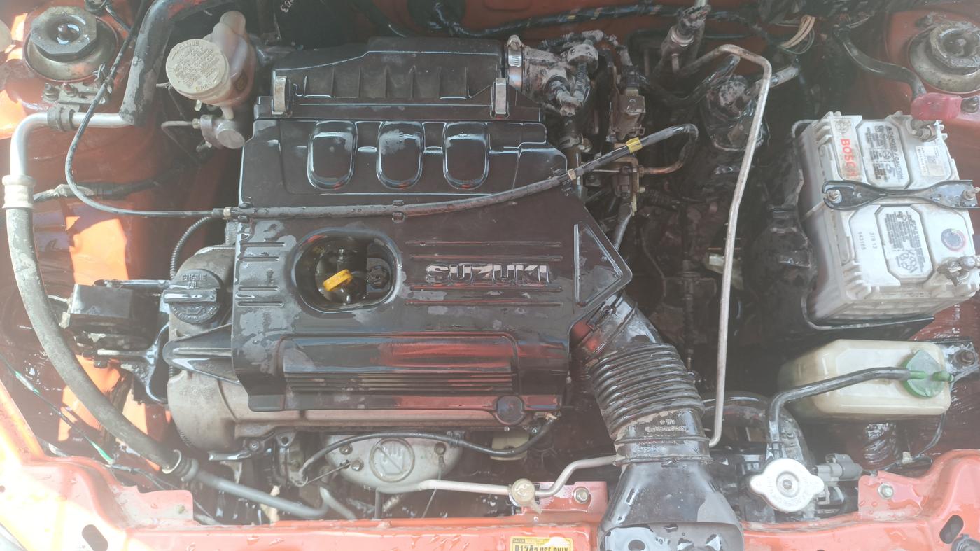 2013 Maruti Alto K10 VXI, Petrol, Manual, 63,857 km, Engine View