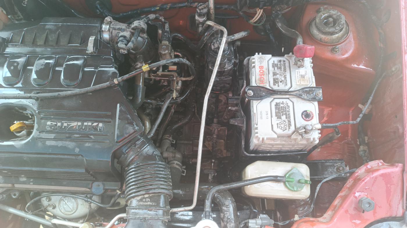 2013 Maruti Alto K10 VXI, Petrol, Manual, 63,857 km, Engine View - Left