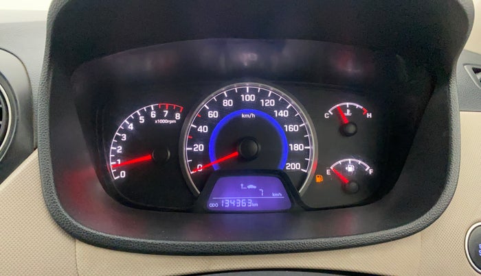 2016 Hyundai Grand i10 ASTA (O) 1.2 KAPPA VTVT, Petrol, Manual, 1,34,357 km, Odometer Image