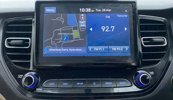 2021 Hyundai Verna SX (O)1.5 VTVT, Petrol, Manual, 14,959 km, Infotainment System