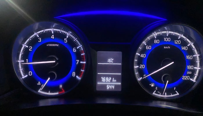 2017 Maruti Baleno DELTA PETROL 1.2, Petrol, Manual, 76,921 km, Odometer Image