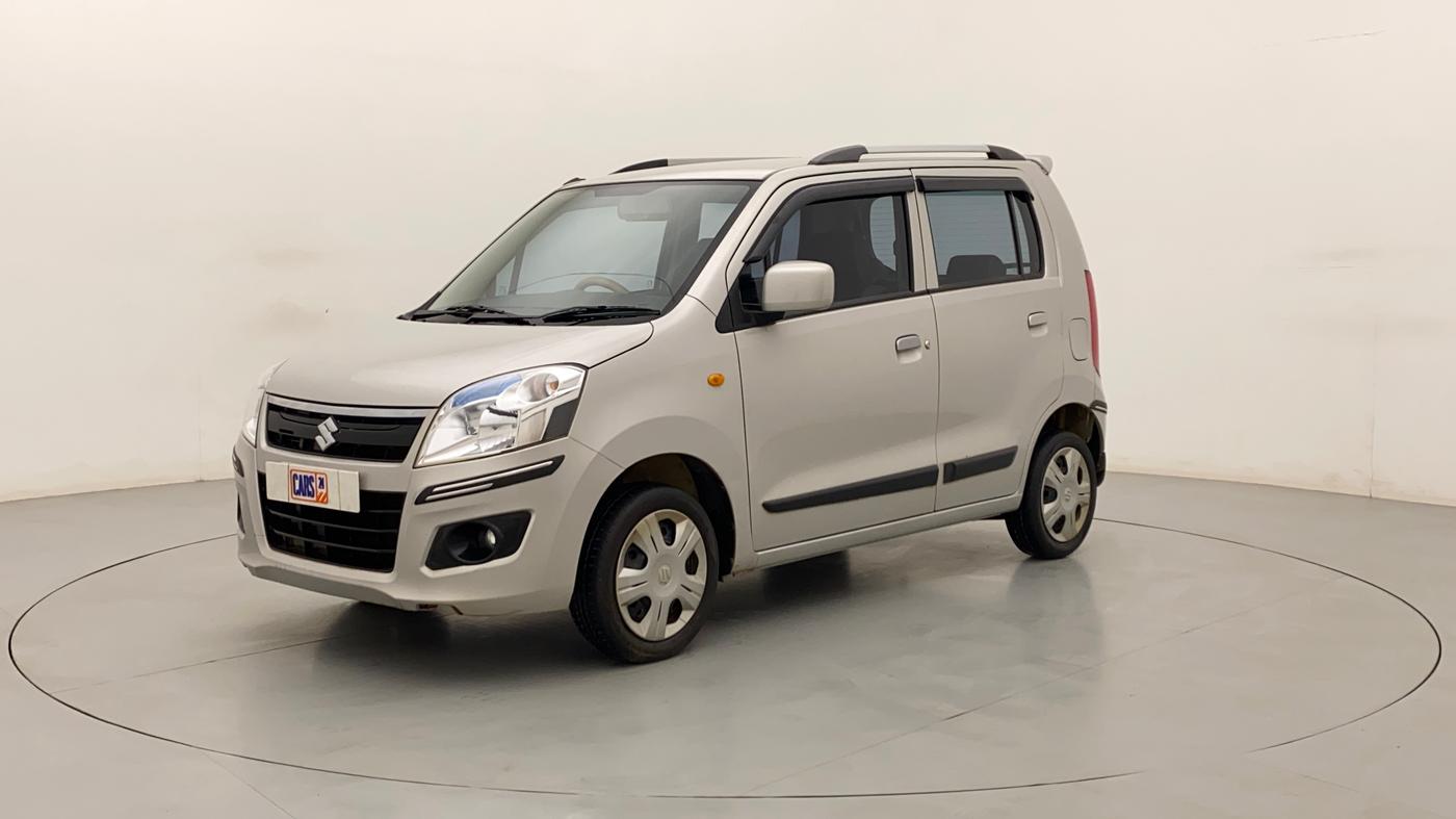 2017 Maruti Wagon R 1.0 VXI AMT, Petrol, Automatic, 31,154 km, Left Front Diagonal