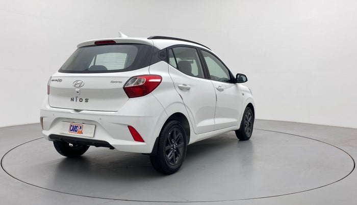 2020 Hyundai GRAND I10 NIOS SPORTZ 1.2 AT, Petrol, Automatic, 3,036 km, Right Back Diagonal