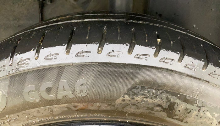 2023 Tata ALTROZ  XZA Plus Sunroof Dark Edition, Petrol, Automatic, 26,389 km, Left Rear Tyre Tread