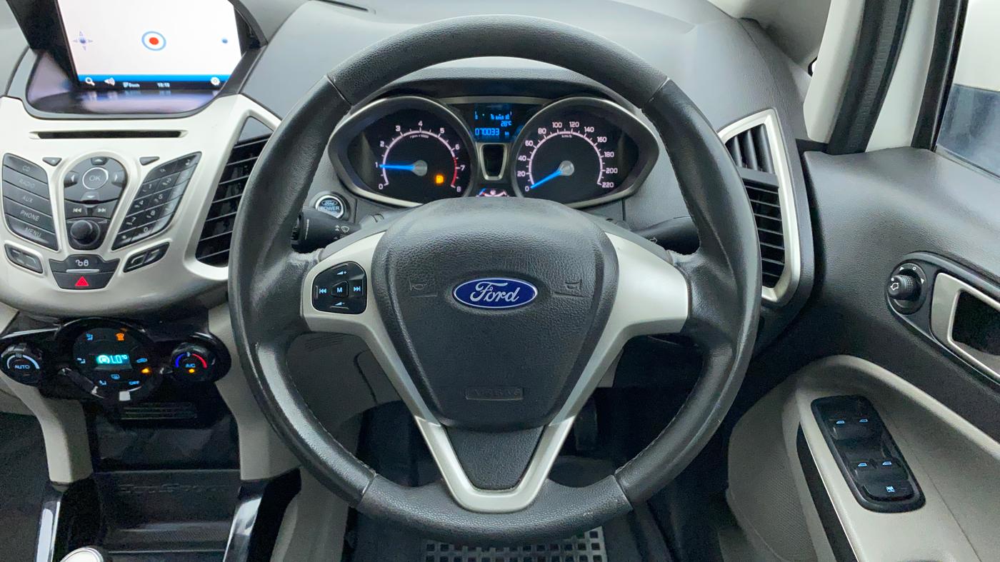 2017 Ford Ecosport TITANIUM 1.5L PETROL, Petrol, Manual, 70,033 km, Steering Wheel Close Up