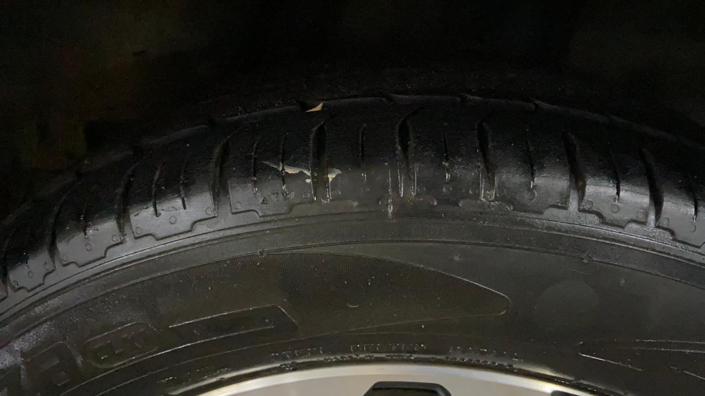 2017 Honda WR-V 1.5L I-DTEC VX MT, Diesel, Manual, 1,06,092 km, Left Rear Tyre Tread