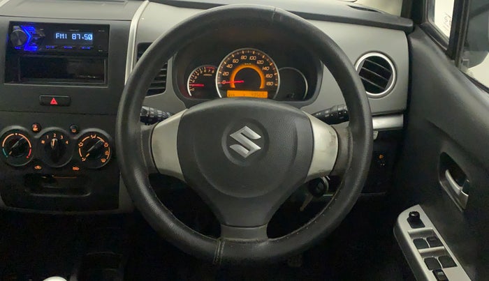 2012 Maruti Wagon R 1.0 VXI, Petrol, Manual, 43,569 km, Steering Wheel Close Up
