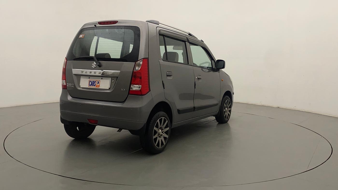 2012 Maruti Wagon R 1.0 VXI, Petrol, Manual, 43,569 km, Right Back Diagonal