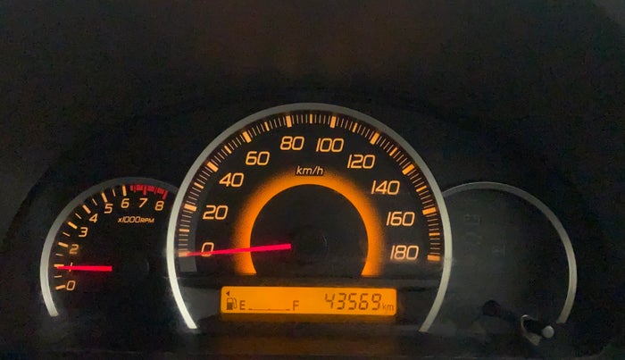 2012 Maruti Wagon R 1.0 VXI, Petrol, Manual, 43,569 km, Odometer Image