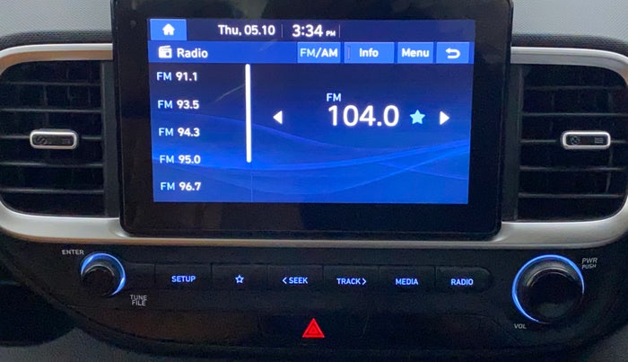 2022 Hyundai VENUE S+ 1.2, Petrol, Manual, 12,610 km, Infotainment System