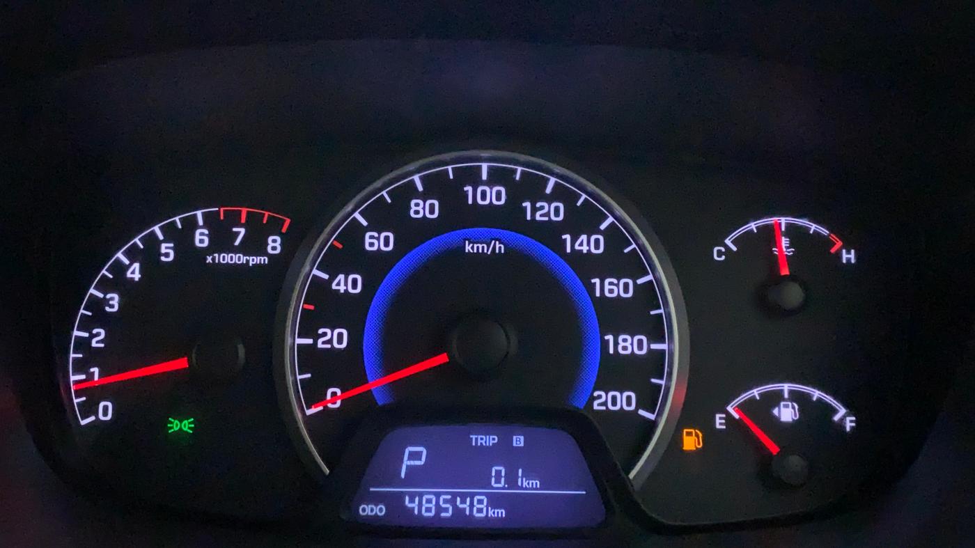 2014 Hyundai Grand i10 SPORTZ AT 1.2 KAPPA VTVT, Petrol, Automatic, 48,548 km, Odometer Image