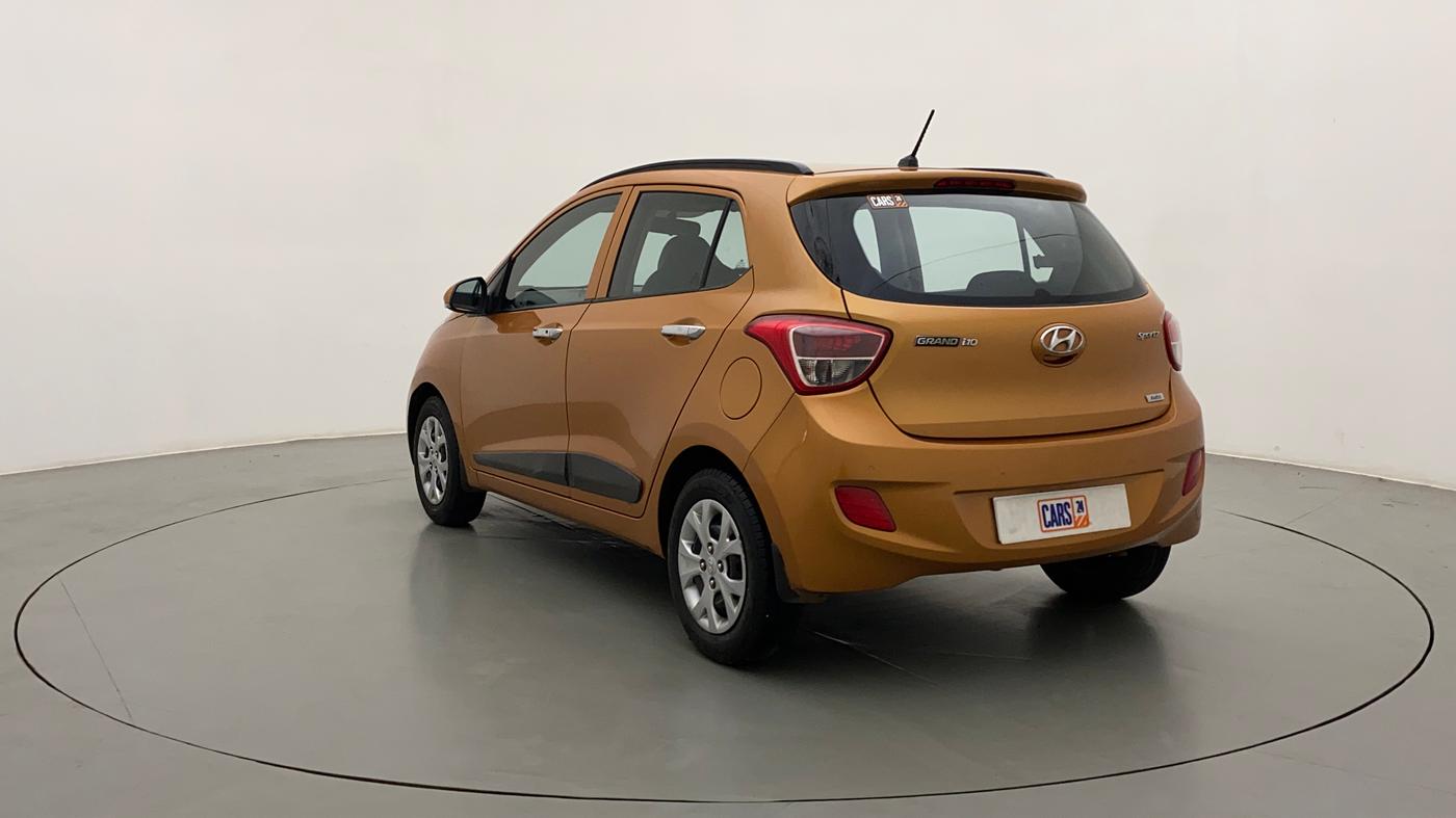 2014 Hyundai Grand i10 SPORTZ AT 1.2 KAPPA VTVT, Petrol, Automatic, 48,548 km, Left Back Diagonal
