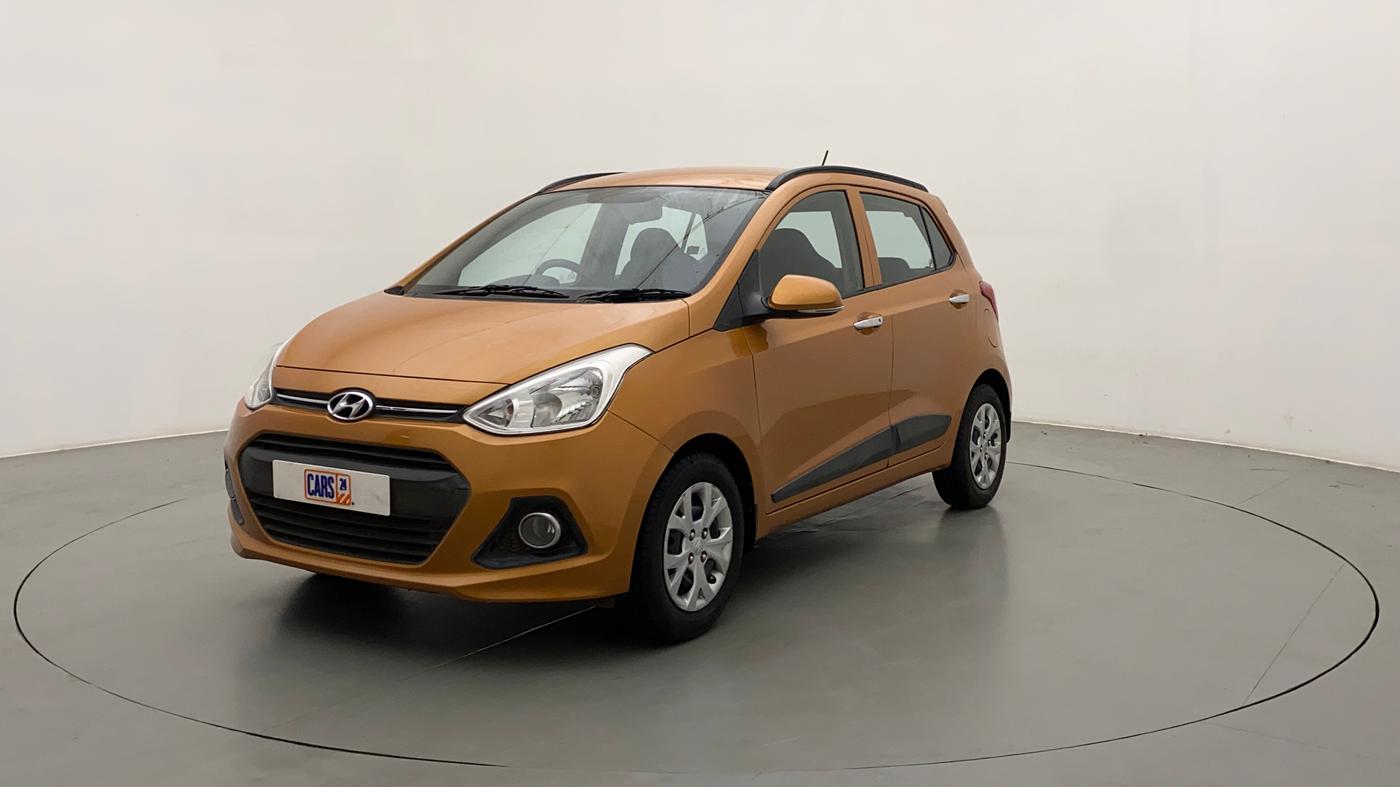 2014 Hyundai Grand i10 SPORTZ AT 1.2 KAPPA VTVT, Petrol, Automatic, 48,548 km, Left Front Diagonal