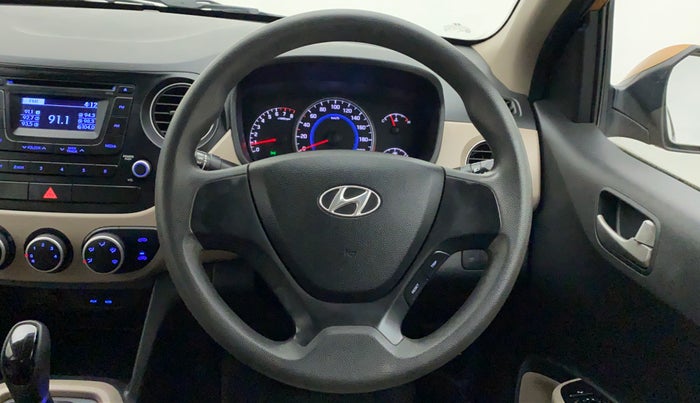 2014 Hyundai Grand i10 SPORTZ AT 1.2 KAPPA VTVT, Petrol, Automatic, 48,548 km, Steering Wheel Close Up