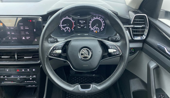 2021 Skoda KUSHAQ STYLE 1.5L TSI MT, Petrol, Manual, 28,348 km, Steering Wheel Close Up