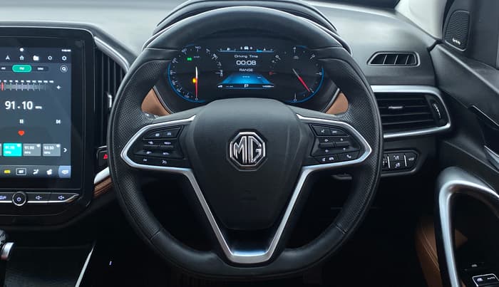 2021 MG HECTOR PLUS SHARP DCT, Petrol, Automatic, 14,735 km, Steering Wheel Close Up
