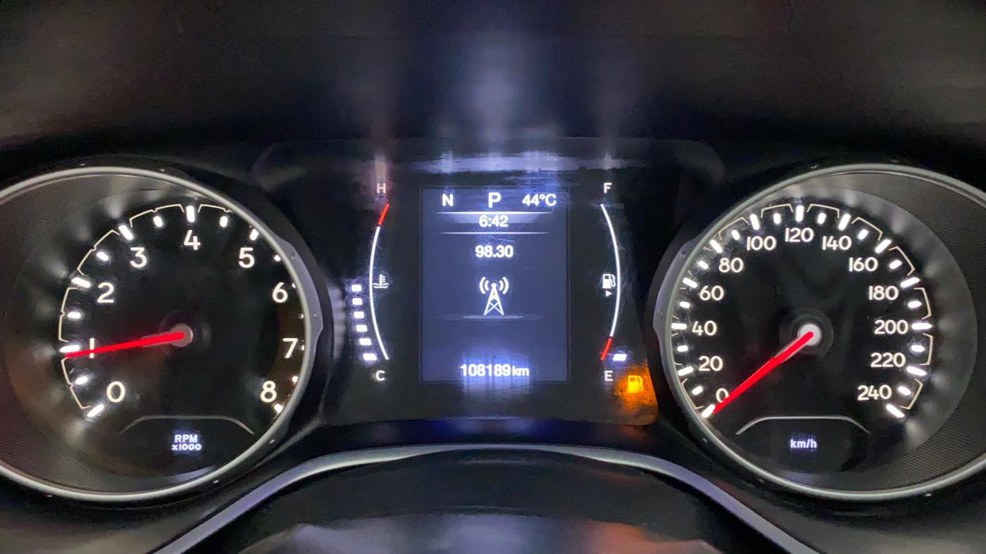 2017 Jeep Compass LIMITED 1.4 PETROL AT, Petrol, Automatic, 1,07,917 km, Odometer Image